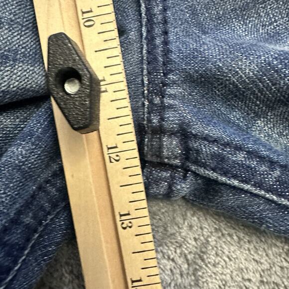 Express Jeans Mens 38x30 Blue Kingston Classic Fit Straight Leg Med Wash Denim - Picture 11 of 13